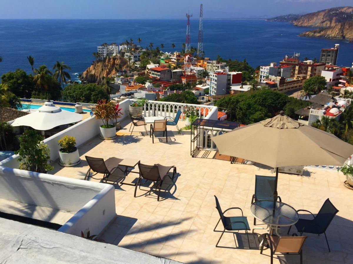 Villa Penthouse VLM Gran Terraza 200 metros vista inmejorable piscina gigante Acapulco Esterno foto