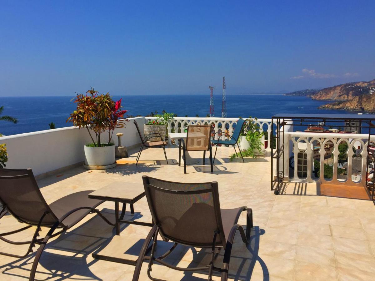 Villa Penthouse VLM Gran Terraza 200 metros vista inmejorable piscina gigante Acapulco Esterno foto